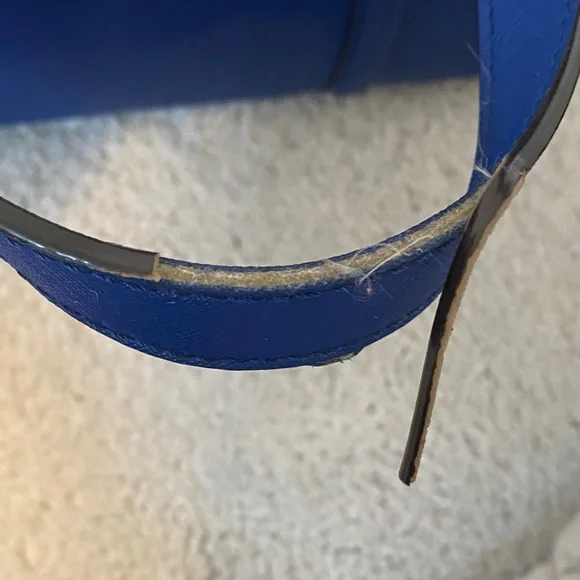 Kate Spade Newbury Lane Royal Blue Hyacinth Satchel - Picture 8 of 11